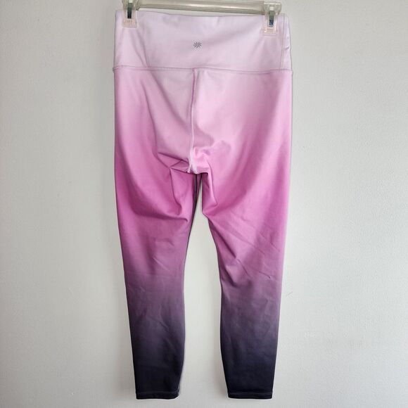 Athleta Elation Ombre Tight Leggings Women's Size S Pink Purple Gym Yoga‎ READ - Picture 3 of 11